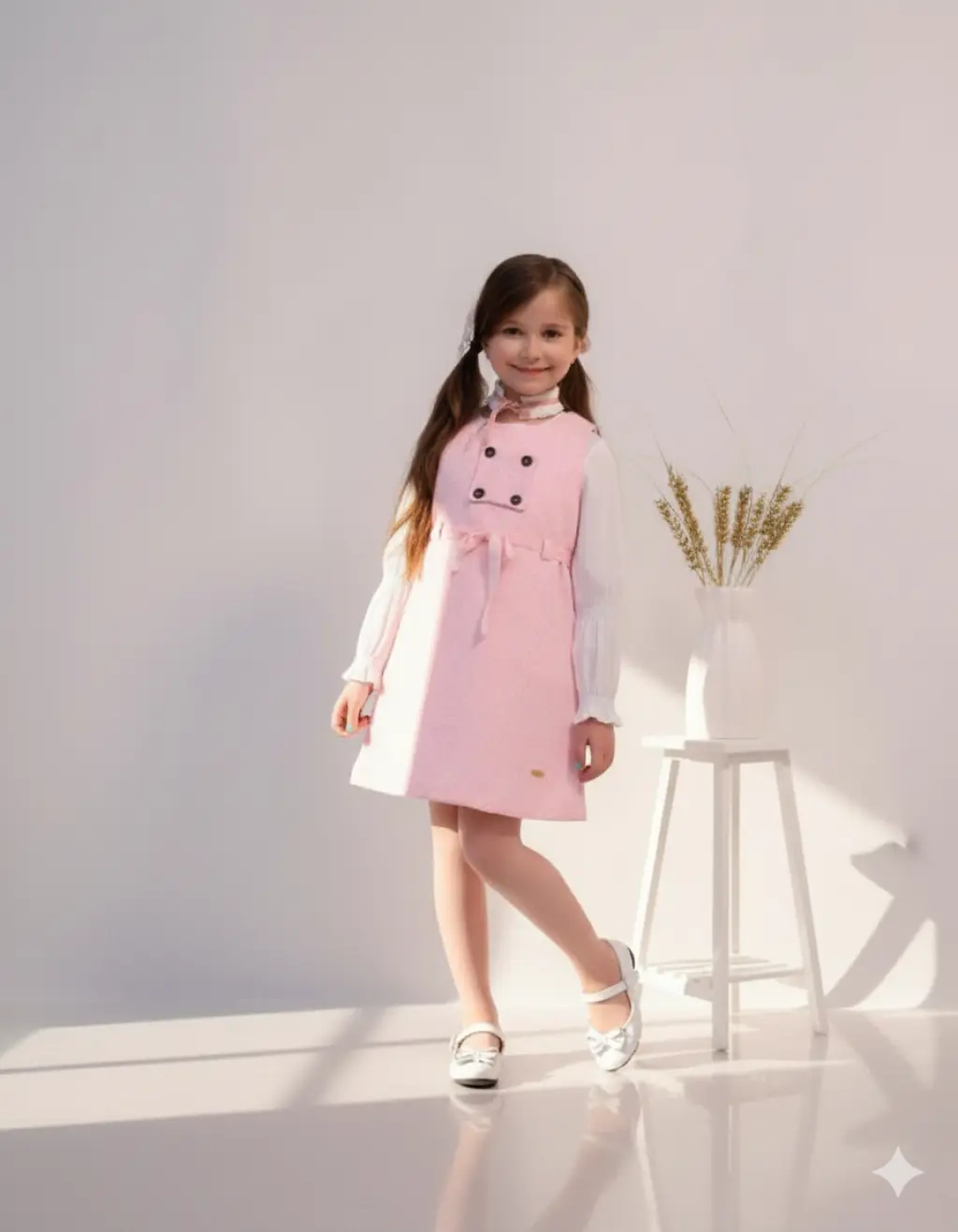 سارافن و شومیز صورتی