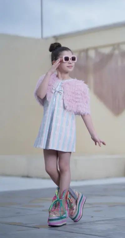 لباس مجلسی شنل دار